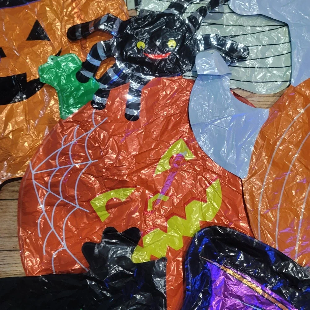 12pc Halloween Mylar Balloon Lot Large 34-36